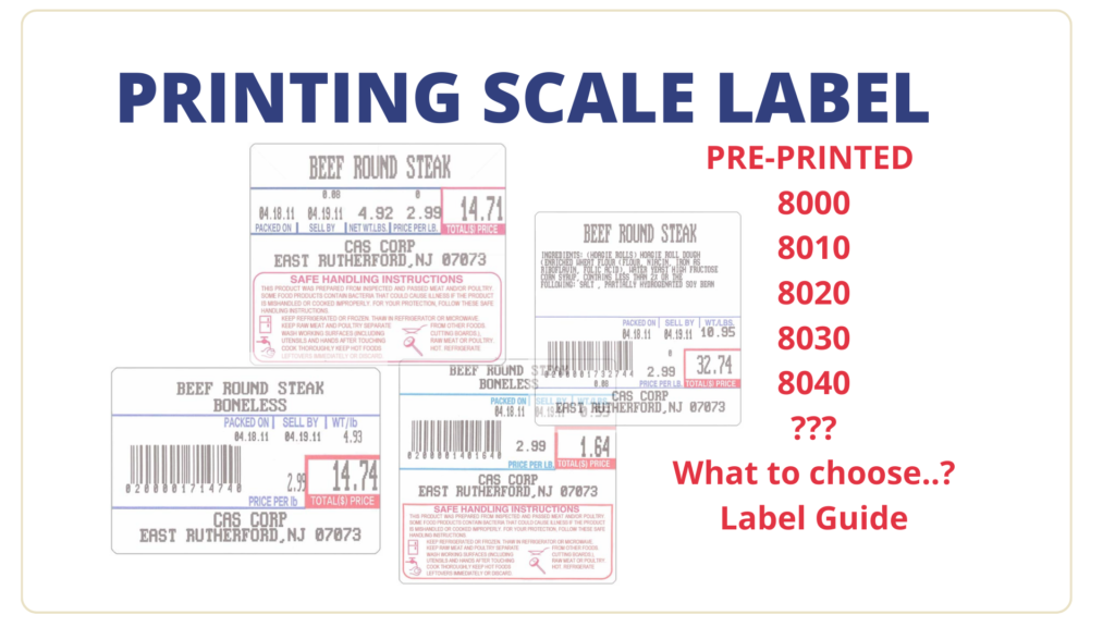 Scale Label Guide – What label type to choose for your business