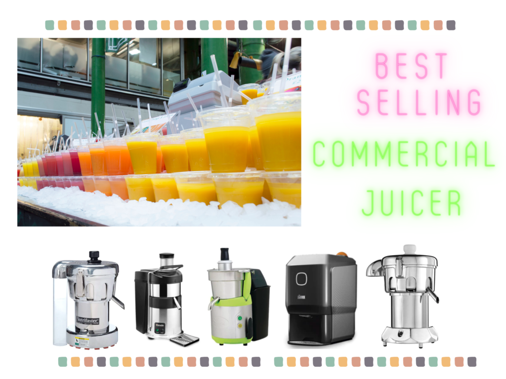 Top 5 commercial juicers that are used by well known juice bars