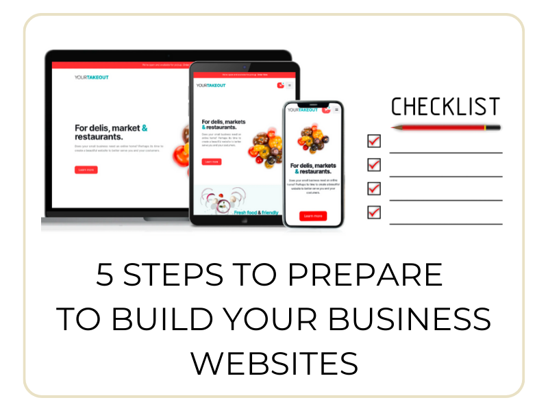 5 Things to prepare for your business website : for small business
