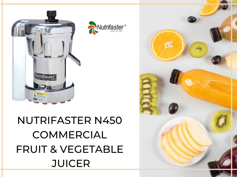 N450 Commercial Fruit & Vegetable Juicer – Nutrifaster