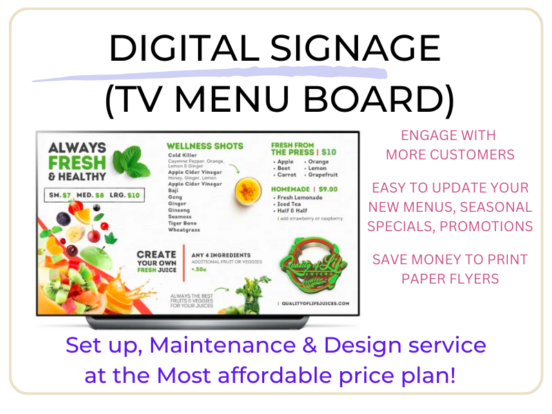 DIGITAL SIGNAGE – OUR TOP SELLING DESIGN SERVICE